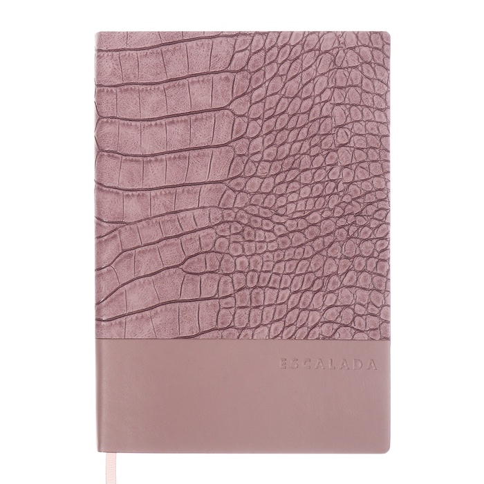 Ежедневник недатированный А5, 160 листов, ESCALADA, мягкая обложка из искусственной кожи, тиснение фольгой, ляссе, блок 70 г/м² - Фото 1