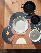 Коврик диатомитовый Доляна Cute Bear, влаговпитывающий, 49×78 см, серый - Фото 4