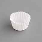 Форма для конфет бумажная UPAK LAND, 2.2×1.6 см, одноразовая, белая  (артикул 10666035)  большой выбор товаров оптом и в розницу по низким ценам с доставкой