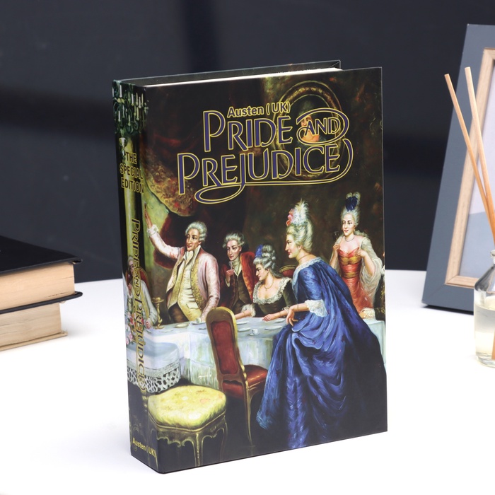 Шкатулка - книга сейф «Гордость и Предубеждение», с настоящими страницами, замком и ключами - Фото 1