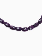 Браслет-оберег «Глазки», деревянные рисинки, синий - Фото 2