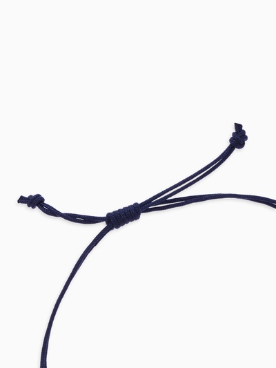 Браслет-оберег «Глазки», деревянные рисинки, синий