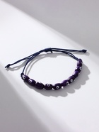 Браслет-оберег «Глазки», деревянные рисинки, синий - Фото 8