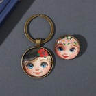 Набор: брелок для ключей и значок для одежды, рюкзак «Малыши», 6×11 см - Фото 2