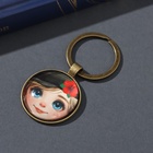 Набор: брелок для ключей и значок для одежды, рюкзак «Малыши», 6×11 см - Фото 3