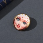 Набор: брелок для ключей и значок для одежды, рюкзак «Русский парень и девушка», 6×11 см - Фото 5