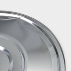 УЦЕНКА Ведро из нержавеющей стали с крышкой, 12 л, d=32 см, AISI 201 - Фото 3