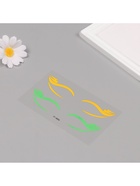 Наклейка на лицо «Стрелки для глаз. Паруса», 13×13.5 см - фото 117467055