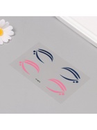 Наклейка на лицо «Стрелки для глаз. Точки», 13×13.5 см - фото 117467057