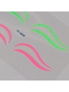 Наклейка на лицо «Стрелки для глаз. Двойка», 13×13.5 см - фото 117467062