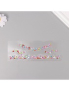 Наклейка-стразы на шею «Чокер из звёзд», 11.6×18 см - Фото 4