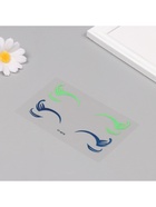 Наклейка на лицо «Стрелки для глаз. Кокетка», 13×13.5 см - фото 117467071