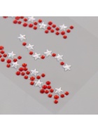 Наклейка-стразы на шею «Чокер из звёзд», красный, 11.6×18 см - Фото 6