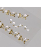 Наклейка-стразы на шею «Чокер из звёзд», золото, 11.6×18 см - Фото 6