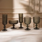 УЦЕНКА Набор бокалов для вина SL Home «Модерн», 250 мл, 8×14,5 см, стекло, графитовый - Фото 3