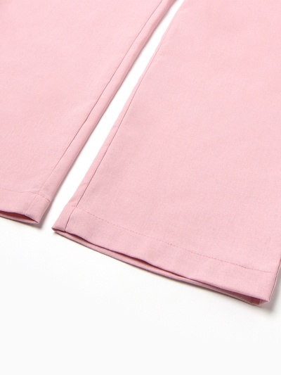 Комплект (рубашка и брюки) для девочки MINAKU, бежево-розовый, рост