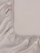 Простыня на резинке 1.5-спальная SL Home Steel, 140×200+30 см, сатин - Фото 10