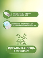 Портативная мини-стиральная машина LWM-02 с ведром 5 л, складная, голубая - Фото 3