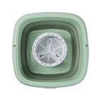 Портативная мини-стиральная машина LWM-04, складная, 6 л, отжим, ведро, зелёная - Фото 5