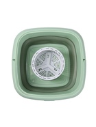 Портативная мини-стиральная машина LWM-04, складная, 6 л, отжим, ведро, зелёная - Фото 10