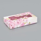 Коробка складная для 8 конфет «Цветочки», 9.8×17.7×3.5 см Кондитерская упаковка - Фото 4