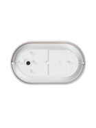 Светильник НБП, под лампу Е27, IP54, 220 В, овальный, пластиковый, белый - Фото 6