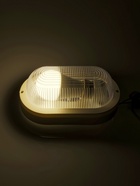 Светильник НБП, под лампу Е27, IP54, 220 В, овальный, пластиковый, белый - Фото 3