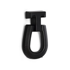 Ручка-кнопка CAPPIO EARRING, алюминий, цвет черный - фото 808492474