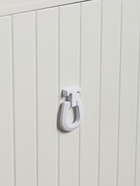 Ручка-кнопка CAPPIO EARRING, алюминий, цвет белый  (артикул 10700337)  большой выбор товаров оптом и в розницу по низким ценам с доставкой