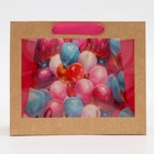 Пакет с PVC окном, «Праздничные шары», 24×11×20 см - Фото 3