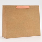 Пакет подарочный с PVC окном, «Пионы», 31×11×26 см - Фото 4