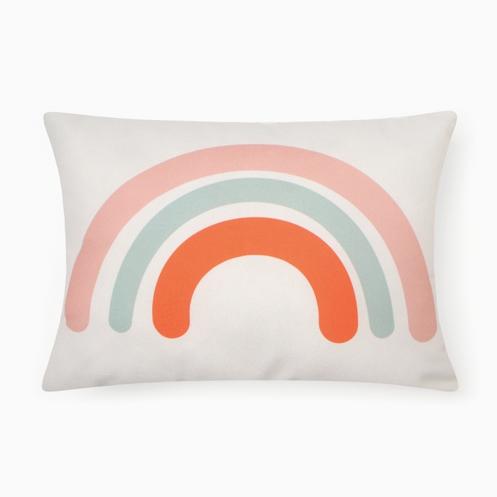 Подушка декоративная «Этель. Радуга», 30×40 см, велюр