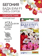 Семена цветов Бегония «Бада бум», F1, смесь сортов 5 шт., «Аэлита» - Фото 1