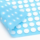 Аппликатор Кузнецова комплект, 144 колючки, спантекс, голубой, 260×560 мм + валик 140×230 - Фото 3