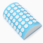 Аппликатор Кузнецова комплект, 144 колючки, спантекс, голубой, 260×560 мм + валик 140×230 - Фото 4