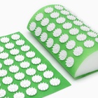 Аппликатор Кузнецова комплект, 144 колючки, спантекс, зелёный, 260×560 мм + валик 140×230 - Фото 2