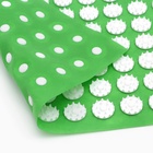 Аппликатор Кузнецова комплект, 144 колючки, спантекс, зелёный, 260×560 мм + валик 140×230 - Фото 3