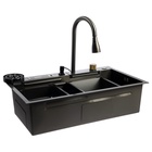 УЦЕНКА Кухонная мойка ZEIN M02,S=3,0и0,7мм,смеситель,корзины,разделочная доска,сифон,графит - фото 14676280