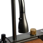 УЦЕНКА Кухонная мойка ZEIN M02,S=3,0и0,7мм,смеситель,корзины,разделочная доска,сифон,графит - фото 14676297