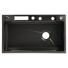 УЦЕНКА Кухонная мойка ZEIN M02,S=3,0и0,7мм,смеситель,корзины,разделочная доска,сифон,графит - фото 14676283