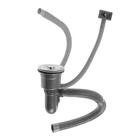 УЦЕНКА Кухонная мойка ZEIN M02,S=3,0и0,7мм,смеситель,корзины,разделочная доска,сифон,графит - фото 14676289