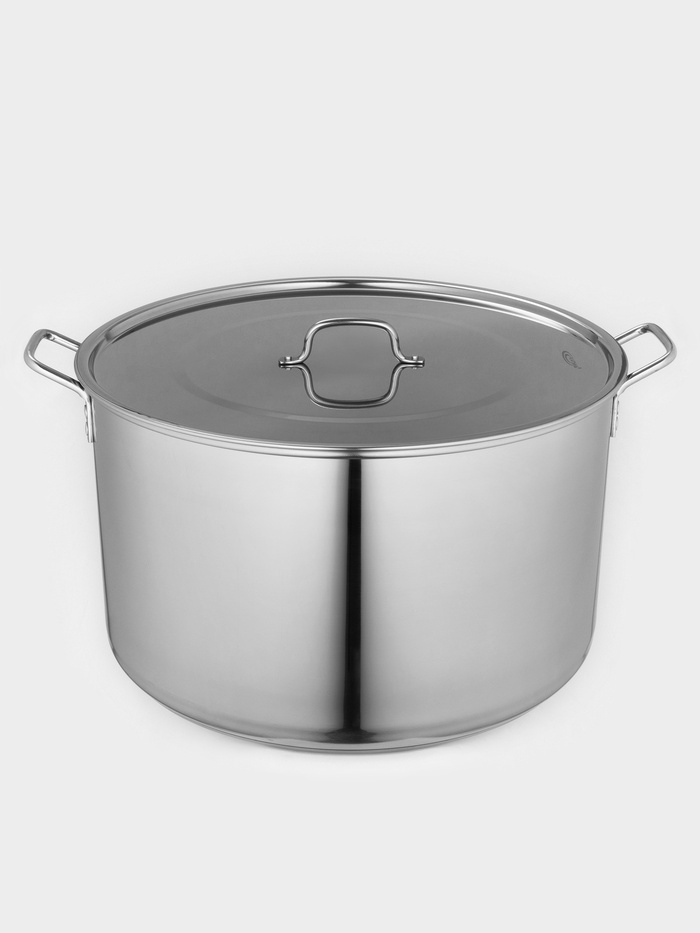 УЦЕНКА Котёл из нержавеющей стали «Общепит», 50 л, d=50 см, h=29 см, капсульное дно, индукция, ДЕФЕКТ МЕТАЛЛА - Фото 1