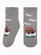 Носки женские махровые "Новогодние", цвет МИКС, р-р 36-40 - фото 31459306