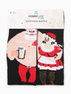 Носки женские махровые «Дед Мороз», р-р 36-40 - фото 31459323