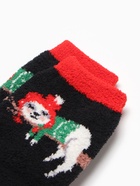 Носки женские махровые "Ленивец на ветке" Нжмп2225-16, цвет т.синий, р-р 36-40 - фото 31459331