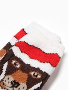 Носки женские махровые "Пес - Дед Мороз" Нжмп2242-03-11, цвет красный, р-р 36-40 - фото 31459334