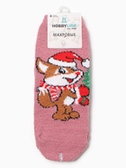 Носки женские махровые  "Лисичка с елочкой" Нжмп2242-07-02, цвет розовый р-р 36-40 - фото 31459338