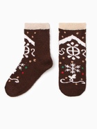 Носки женские махровые Нжмп2213-4-01, цвет МИКС, р-р 36-40 - фото 31459342