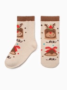 Носки женские махровые Нжмп2213-4-01, цвет МИКС, р-р 36-40 - фото 31459343