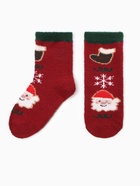 Носки женские махровые Нжмп2213-4-01, цвет МИКС, р-р 36-40 - фото 31459344